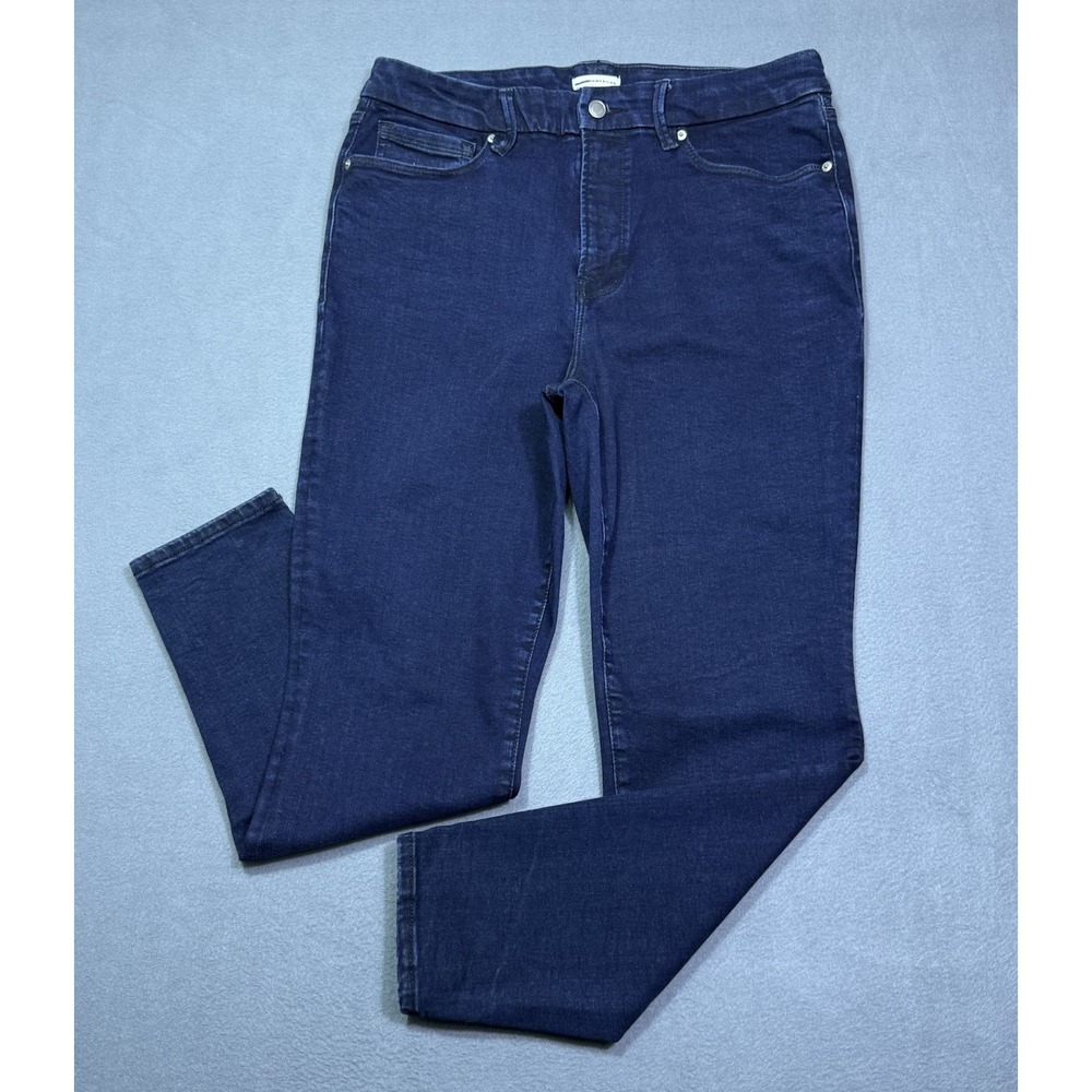 Good American Jeans Womens 33x28 Highrise Ankle Skinny Stretch USA Normcore